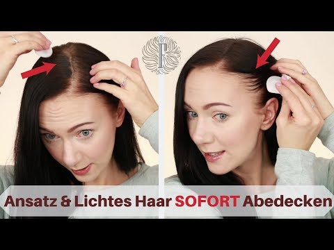 2in1: Kahle Stellen im Haar mit Ansatzpuder in Sekunden kaschieren