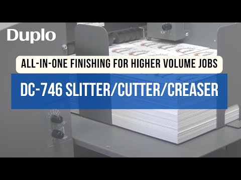 DUPLO DC-746 SLITTER/CUTTER/CREASER | Styers Equipment Company (1)