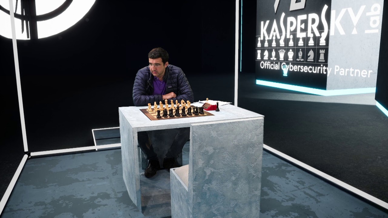 Vladimir Kramnik at the Armageddon Studio