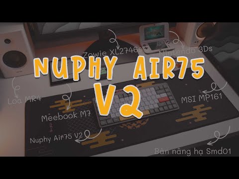 Bàn phím cơ Nuphy Air60 V2 - Air96 V2 |  Bàn phím cơ không dây hỗ trợ QMK/VIA tùy chỉnh cấu hình