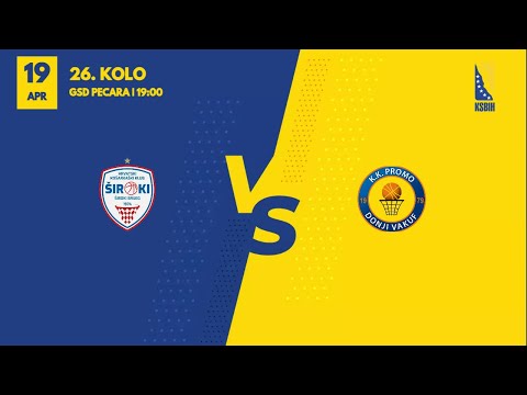 HKK Široki TT Kabeli vs KK Promo - 26. kolo - KSBIH - 2024/2025