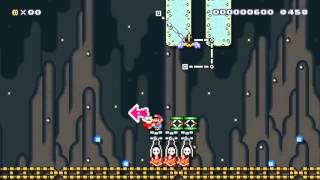 Super Mario Maker - Pit of Panga: Pangamobile beaten