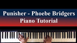 Punisher (Phoebe Bridgers) Piano Tutorial & Sheet Music