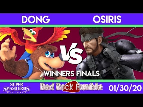 Red Rock Rumble #57 - Dong (Banjo & Kazooie) VS. Osiris (Snake) - Winners Finals - Smash Ultimate