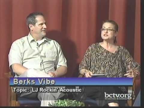 Liz McCauley & Jim Rhoads on Berks Vibe TV show 7/7/10. Wow, I didn't swear!