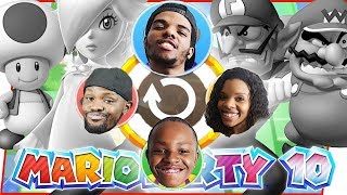 MINI GAMES IN HOT LAVA! WHO WILL BE MARIO PARTY CHAMP! - Mario Party 10 Gameplay