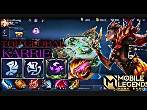 MLBB | Top 1 Global karrie gameplay! by: void|cookie