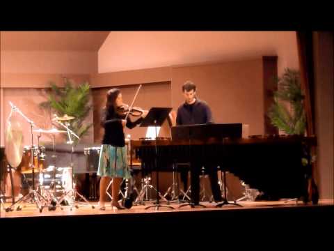 MIDRASHIM, for violin and marimba (edited video)