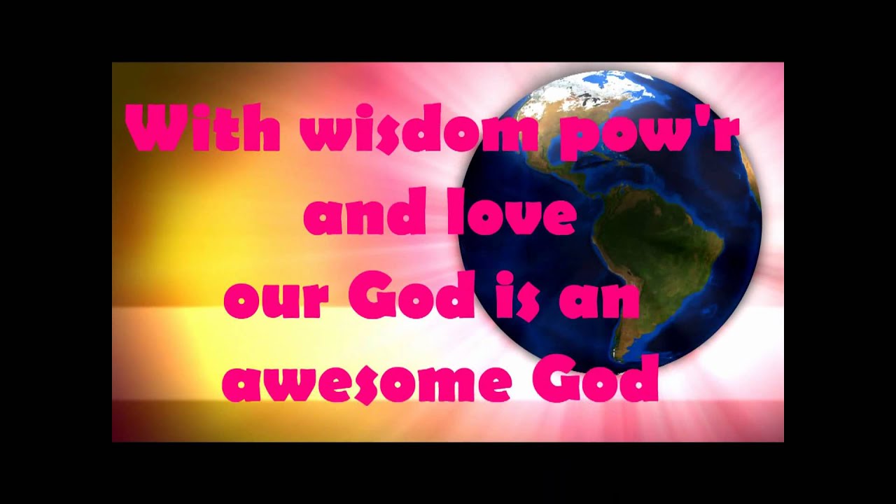 Gospel Song / AWESOME GOD - Children's Worship song thumbnail