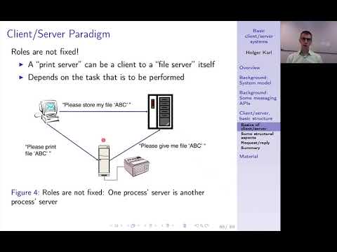 Verteilte Systeme, Kapitel 1c, Client/server: Synchron vs. asynchron