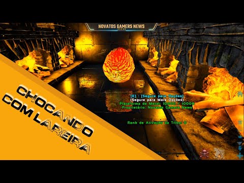 ARK "COMO CHOCAR OVOS USANDO LAREIRA" "DLC CRYSTAL ISLES"