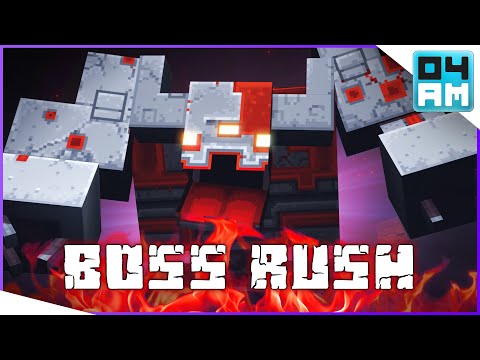 04AM - BOSS RUSH!!! Fighting ALL Bosses in This INSANE Minecraft Dungeons MOD