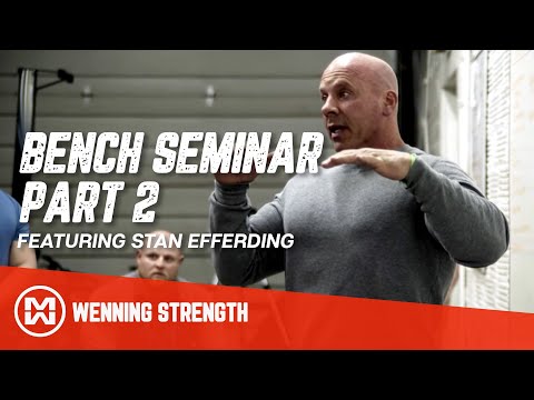 Stan Efferding Drops Weightlifting Diet Tips on Matt Wenning Bench Press Seminar