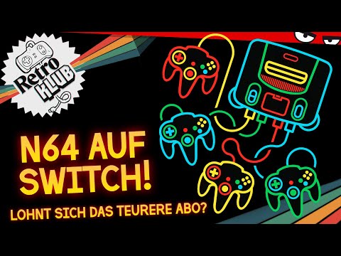 N64 auf SWITCH! Lohnt sich das TEURERE Abo? | Retro Klub