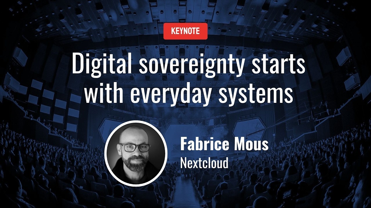 Webit 2026: Digital sovereignty starts with everyday systems - Fabrice Mous