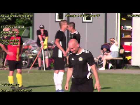 Skrót meczu: KS Żupawa - Iskra Sobów (04.06.2023) Klasa "B"