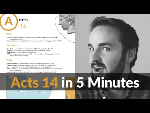 Acts 14 Summary in 5 Minutes - 2BeLikeChrist