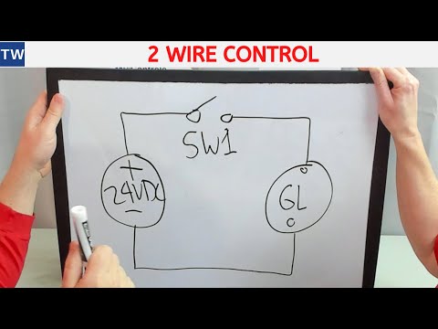 2 Wire Control Circuit.  How to Wire and Understand the Diagram