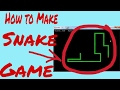 HOW TO MAKE SNAKE GAME USING NOTEPAD