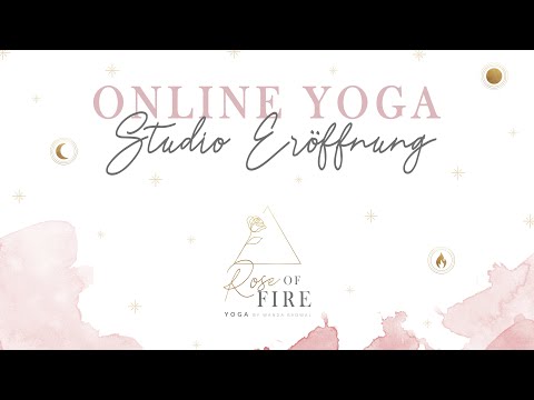 PART 6 - ROSE OF FIRE - Online Yoga - Moon Hatha 30 min. with Vicky