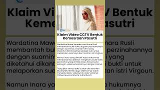 Inara Rusli Sebut Video CCTV dengan Insan Hanya Bentuk Kemesraan Suami Istri, Begini Reaksi Mawa