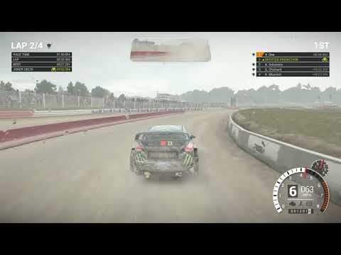 Dirt 4 - Rally Cross - Rainy Gameplay 4k 2025