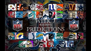 NFL Week 7 Predictions 2025
