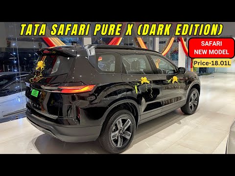 Tata Safari Pure X DK ❤️ | Tata Safari Dark Edition | Price & Features | 2025 Tata Safari