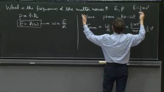 The frequency of a matter wave