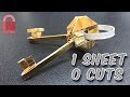 2 Keys 1 Ring 1 Sheet Of Paper Origami