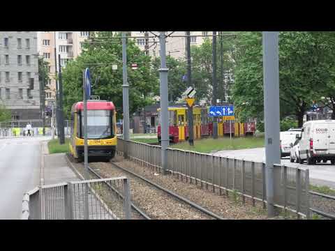 Tramwaje Warszawa 03.06.2020 r.  Wagony - Fahrzeuge