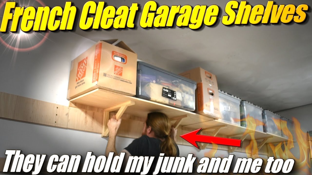 How to Build French Cleat Shelves with Hidden Locking Supports