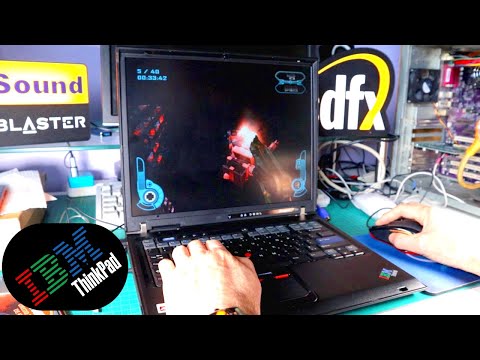 IBM's last ever laptop! The Thinkpad T43!