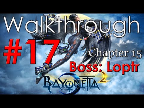 Bayonetta 2 Walkthrough Part 17 - Chapter 15 Boss: Loptr *3rd Climax*