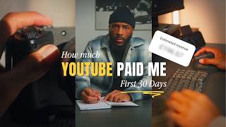 How Much YouTube Paid Me (My First 30 Days of Monetization)