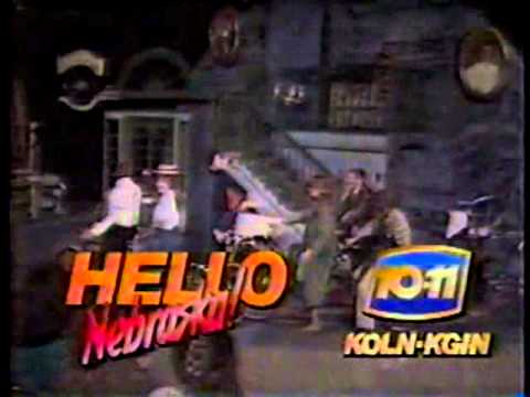 KOLN KGIN Hello Nebraska (10-11) promo 1988
