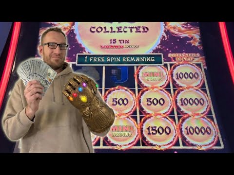 1st Spin Bonus and a Jackpot! Casino Night Gets CRAZY!