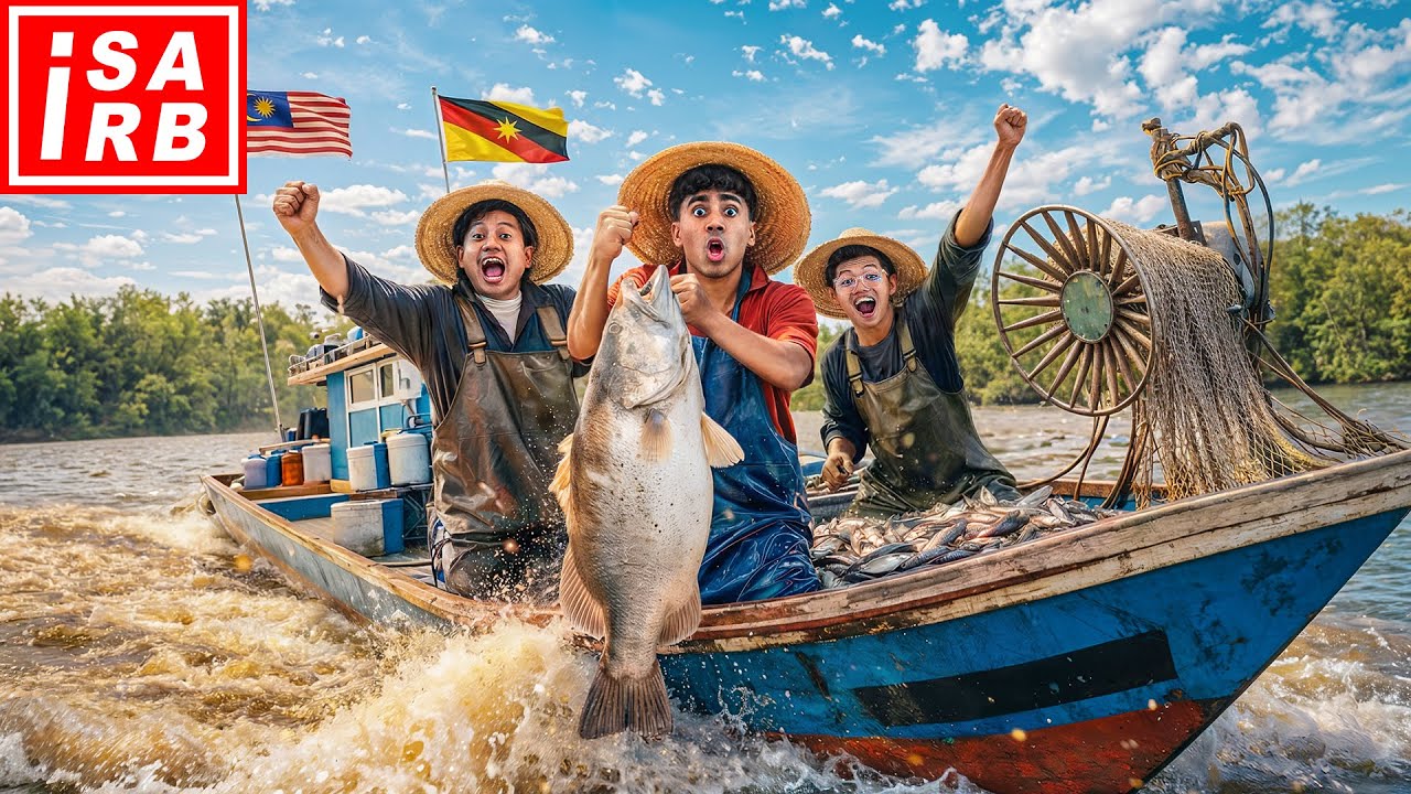 JADI NELAYAN DI SUNGAI YANG ADA BUAYA : 48 JAM !!