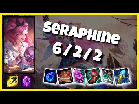 Seraphine 11.4 Gameplay Challenger S11 Mid (6/2/2) - BR
