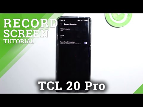 How to Pick Video Quality in Screen Recorder of TCL 20 Pro - Change Video Quality