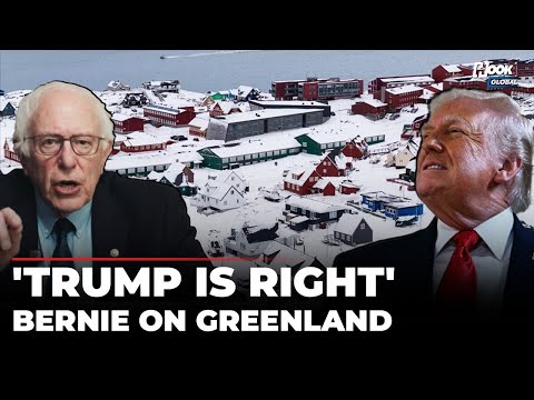'Let's Give Him Credit For...': Bernie's Stunning Remarks On Trump Greenland Takeover Threat | US