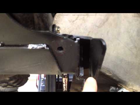 WARN front plow mount modification