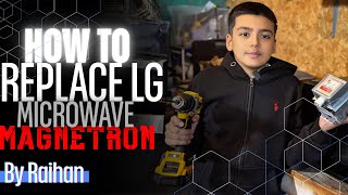 LG microwave not heating fixed | How to fix LG microwave magnetron MSCN1590G
