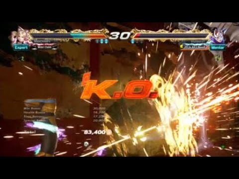 Lucky Chloe vs Kunimitsu 2 perfect rounds