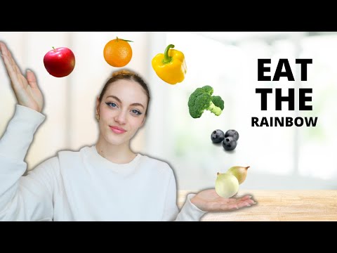 Cách ăn cầu vồng // Ăn các loại thực phẩm nhiều màu sắc ... trailer
