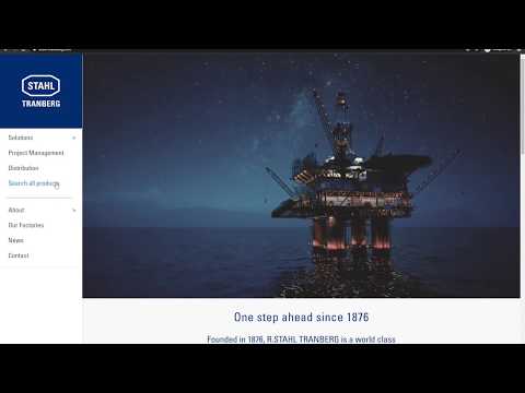 stahl-tranberg.com: How to search for products on our website