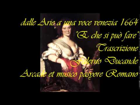 Barbara Strozzi. Dalle arie a una voce.  Venezia 1664. 