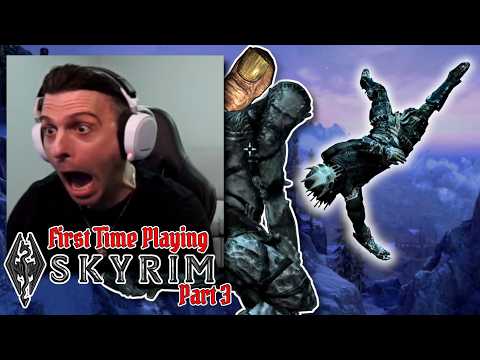 How Is This Game So IMMERSIVE? - First Time Playing Skyrim Part 3