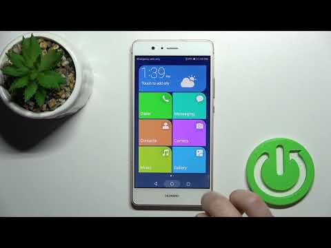 How to Enable/Disable Easy Mode - Simple Mode on HUAWEI P9 Lite