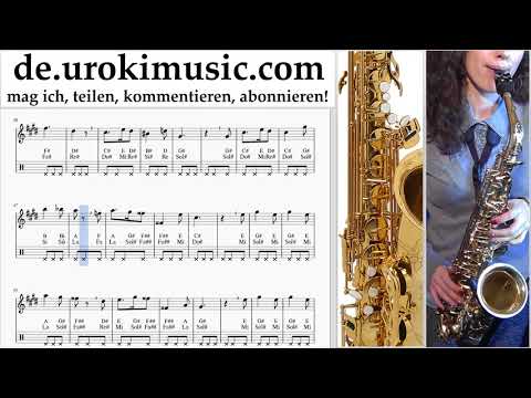 Saxophonunterricht (Alt) Harry Potter - Hedwig's Theme Noten Lernen um-i995